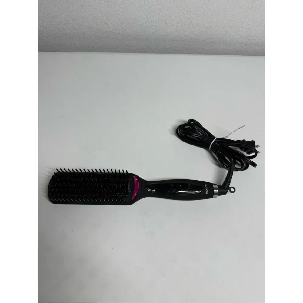 REVLON Salon One-Step Straight and Shine Heated Brush for Visibly Shinier, Smoot